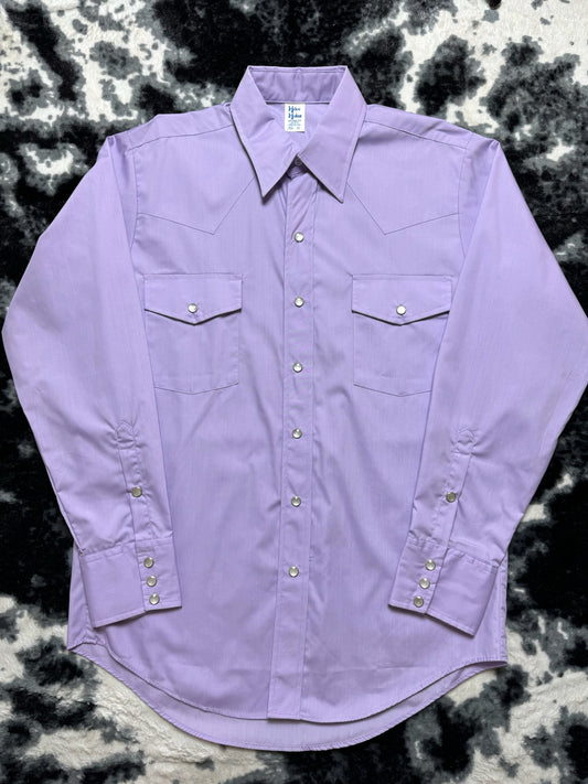 Malco Modes Violet Purple Pearl Snap (L)