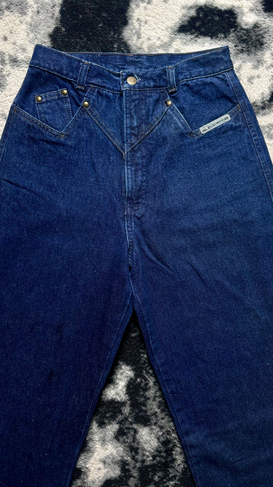 Diamond Pocket Blue Jean Rockies 27" (LONG/CURVY FIT)