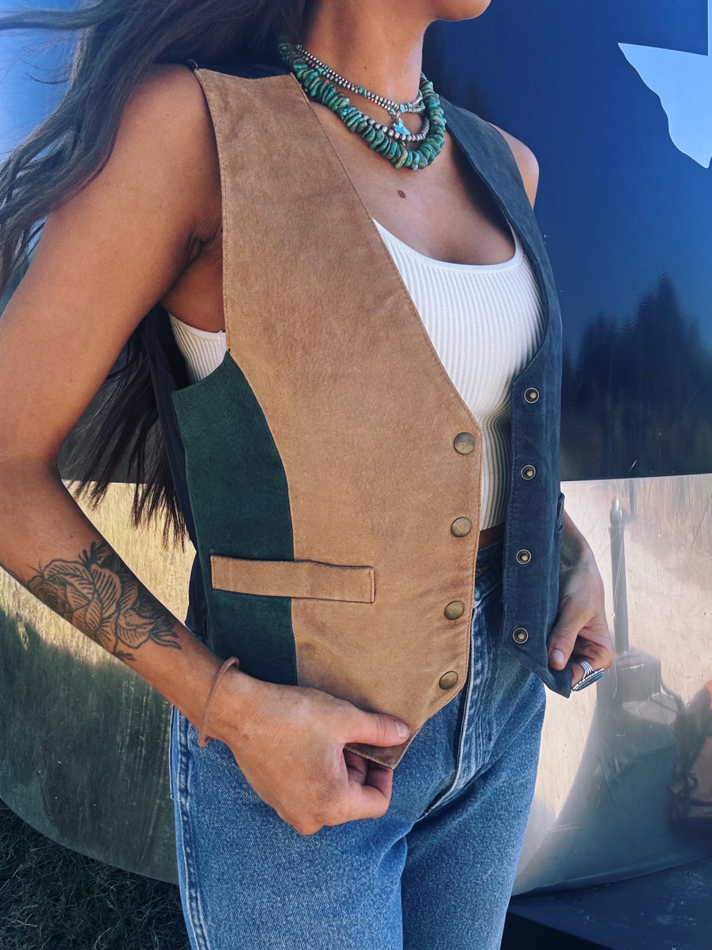 Retro Cowgirl Vest (S)