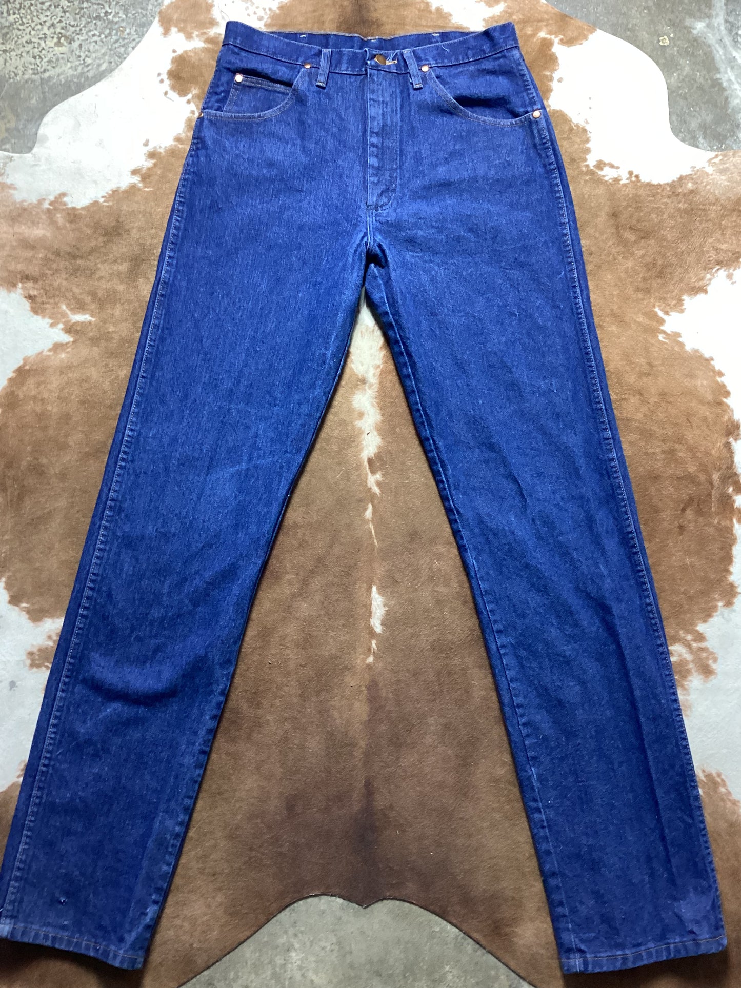 Vintage Wrangler Cowboy Cut Dark Blue Jeans (34X38)
