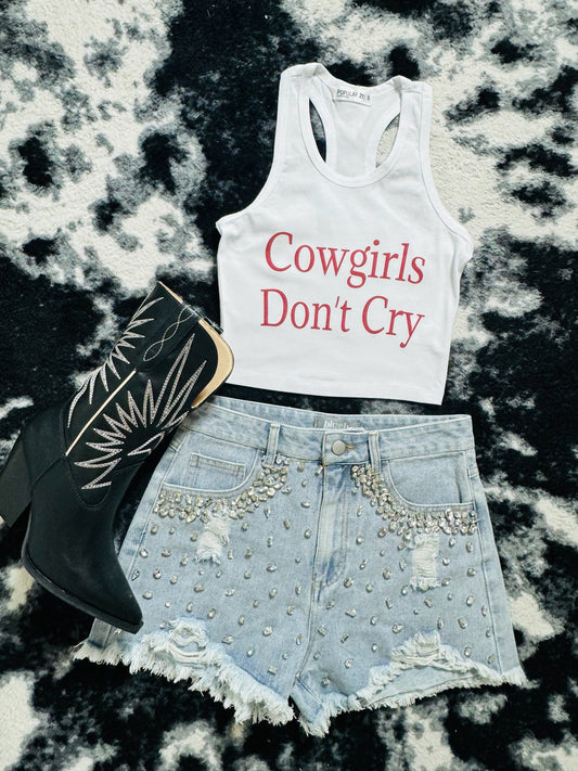 Cowgirls Don't Cry Tank