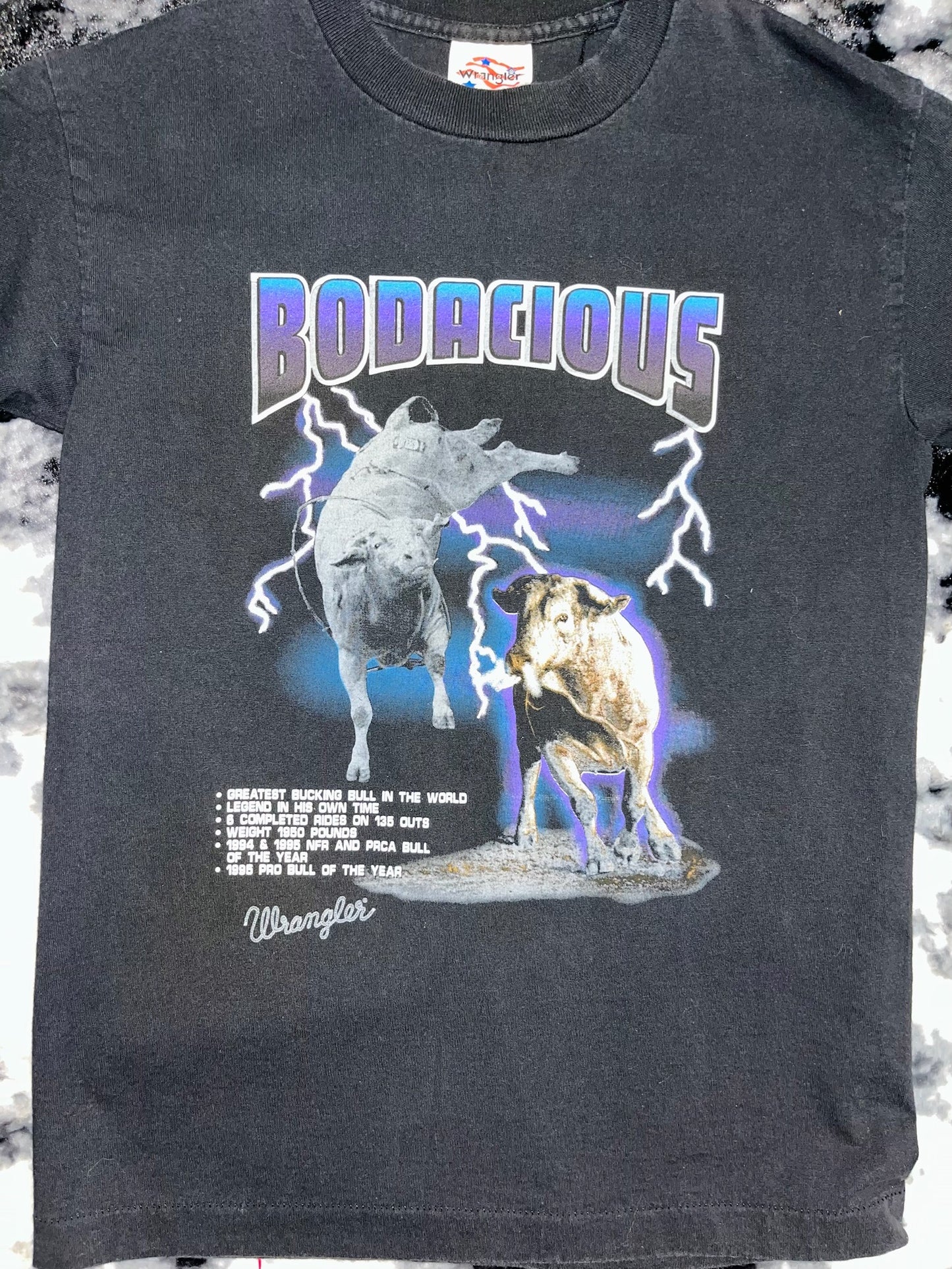 Youth Wrangler Bodacious Tee Shirt  Youth Large/Adult Small